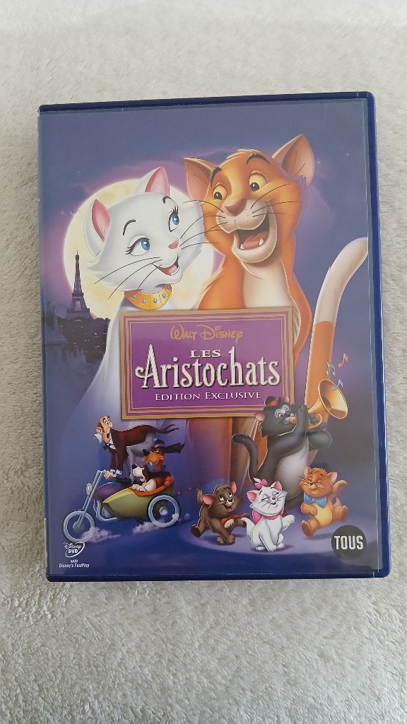 DVD   Les Aristochats, Enlèvement, Utilisé