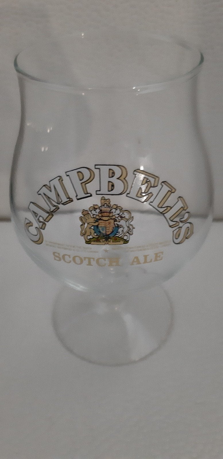 5 vintage Campbell's Scotch Ale bierglazen, Verzamelen, Biermerken, Ophalen