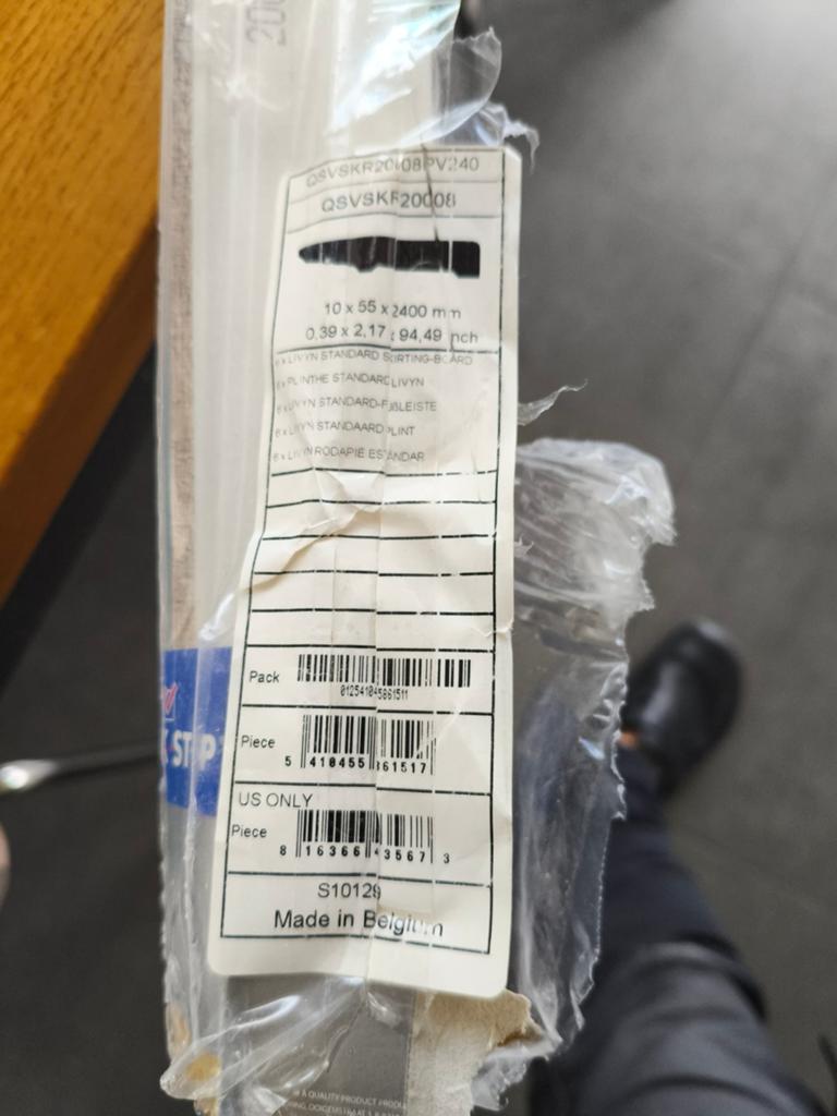 Plinten passend bij quickstep livyn pvc-laminaat, Ophalen, Plinten