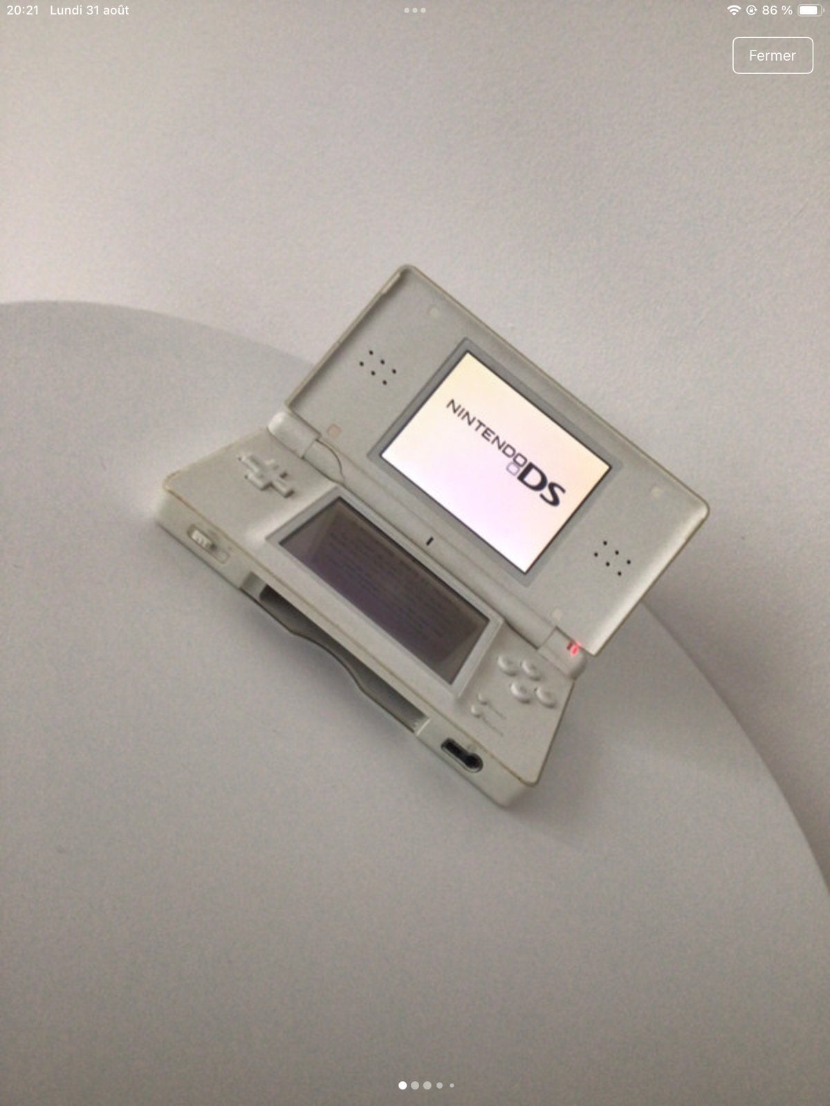 Nintendo ds lite blanche, Ophalen of Verzenden, Gebruikt, Wit, DS Lite