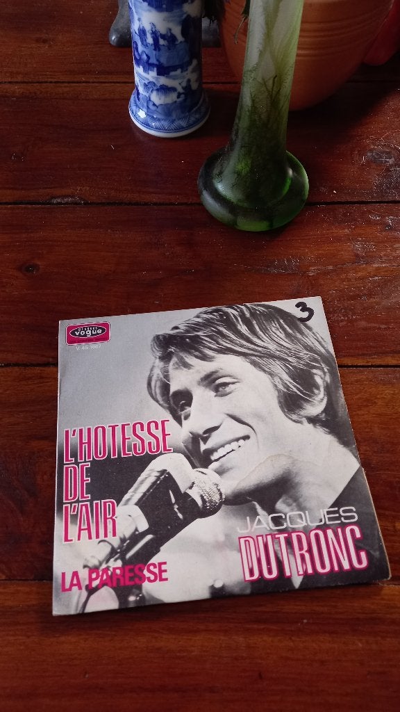 Vinyl (45t) jacques dutronc "l hôtesse de l air ", Enlèvement, Comme neuf, Pop