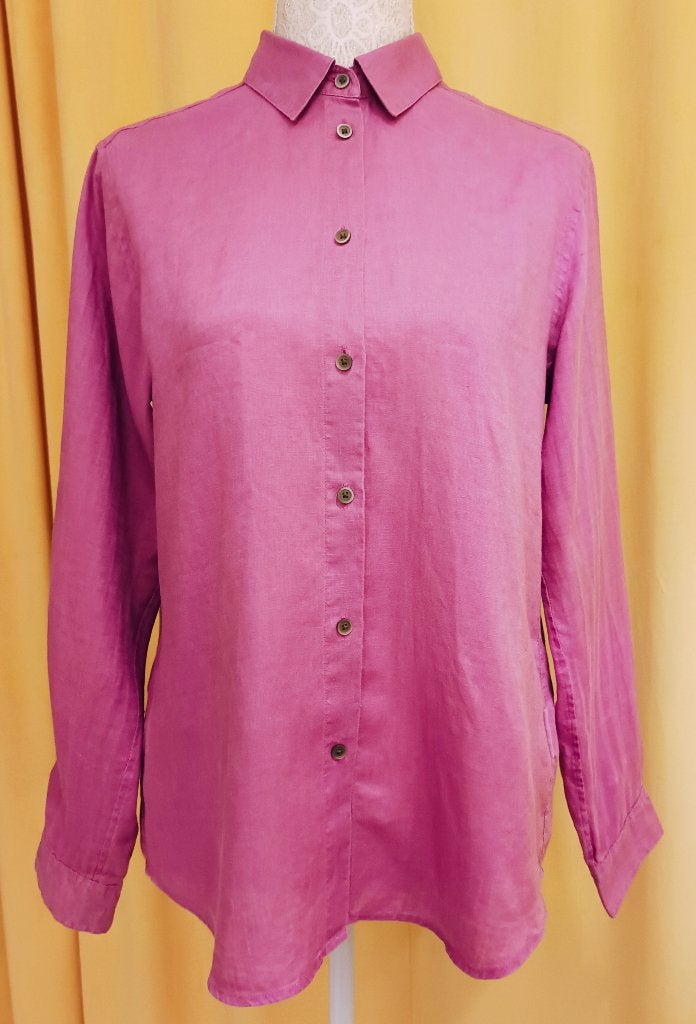 Chemise en lin Uniqlo, taille S, Enlèvement ou Envoi, Autres couleurs, Taille 36 (S), Comme neuf