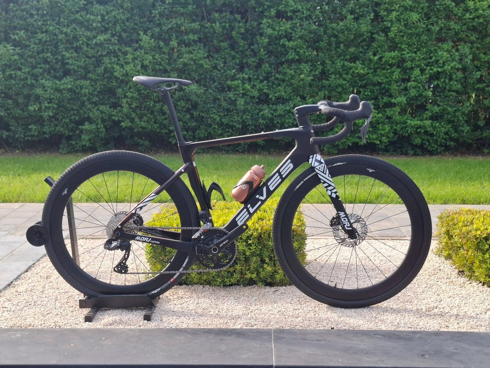 Carbon gravel/racefiets – Shimano GRX 825 Di2 2x12, Autres marques, Comme neuf, Enlèvement, 53 à 57 cm