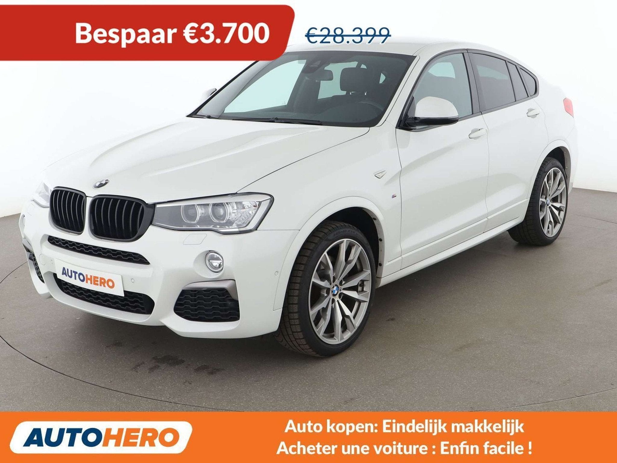 BMW X4 M40i (année de construction 2017, automatique), Autos, BMW, 360 ch, Achat, 199 g/km, Détection des panneaux routiers