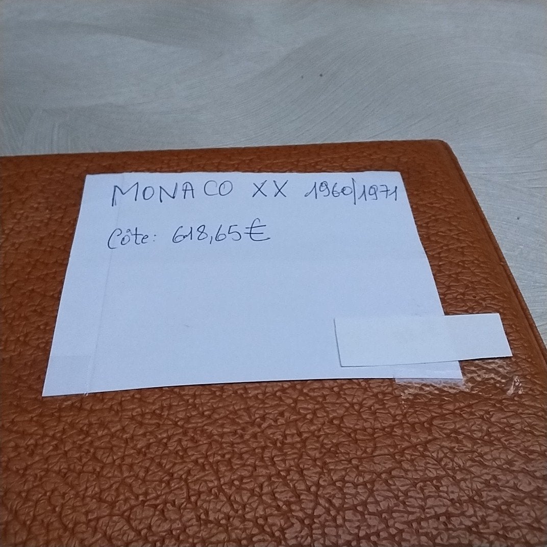 MONACO postfris 1960/1971 cote 618,65 € Lindner album, Ophalen of Verzenden