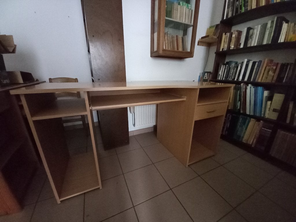 Bureau imitation hêtre, Maison & Meubles, Autres marques, Démontable, Comme neuf, Enlèvement