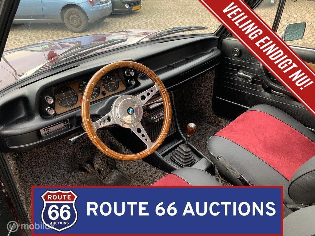 BMW 2002 tii Touring | 1974 | Route 66 Auctions, Auto's, Zwart, Bedrijf, Handgeschakeld, Overige carrosserie