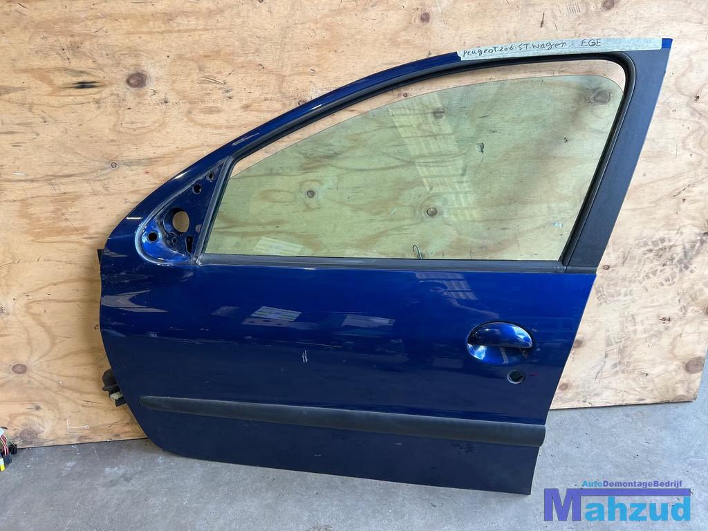 PEUGEOT 206 SW STATION Blauw EGE links voor deur, Auto-onderdelen, Taurusavenue 1
2132 LS  Hoofddorp, NL, Gebruikt, Contact.group@renault.com