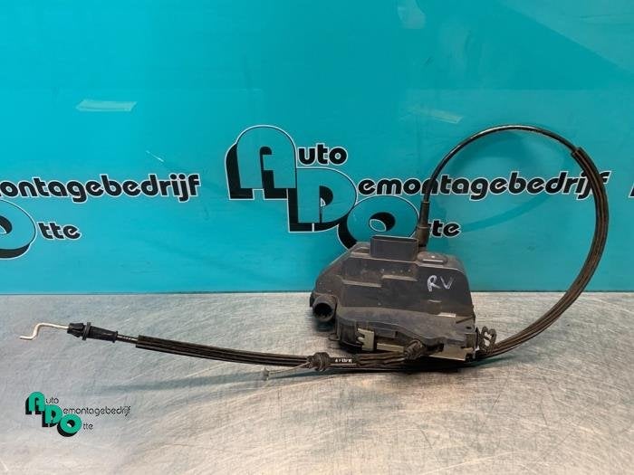 Serrure portière mécanique 2portes droite d'un Peugeot 307, -, 3 mois de garantie, Utilisé, -