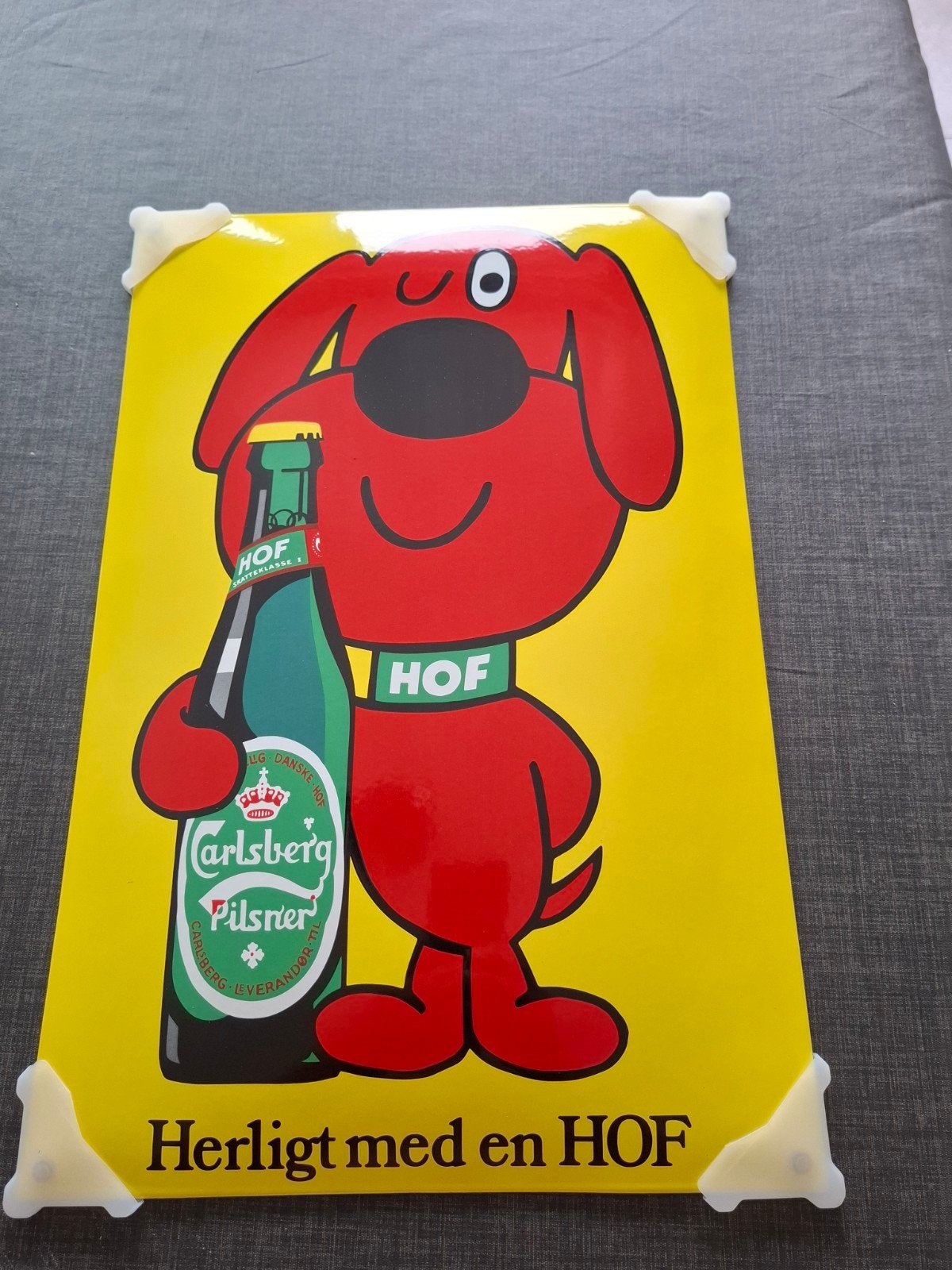 emaille bord carlsberg, Verzamelen, Ophalen, Nieuw, Reclamebord, Plaat of Schild