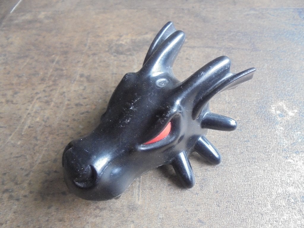 Lego Duplo Dragon Head with Red Eyes (zie foto's), Ophalen of Verzenden, Gebruikt, Losse stenen, Duplo