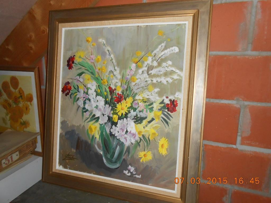 Olieverf op doek Suzanne COOX, Ophalen
