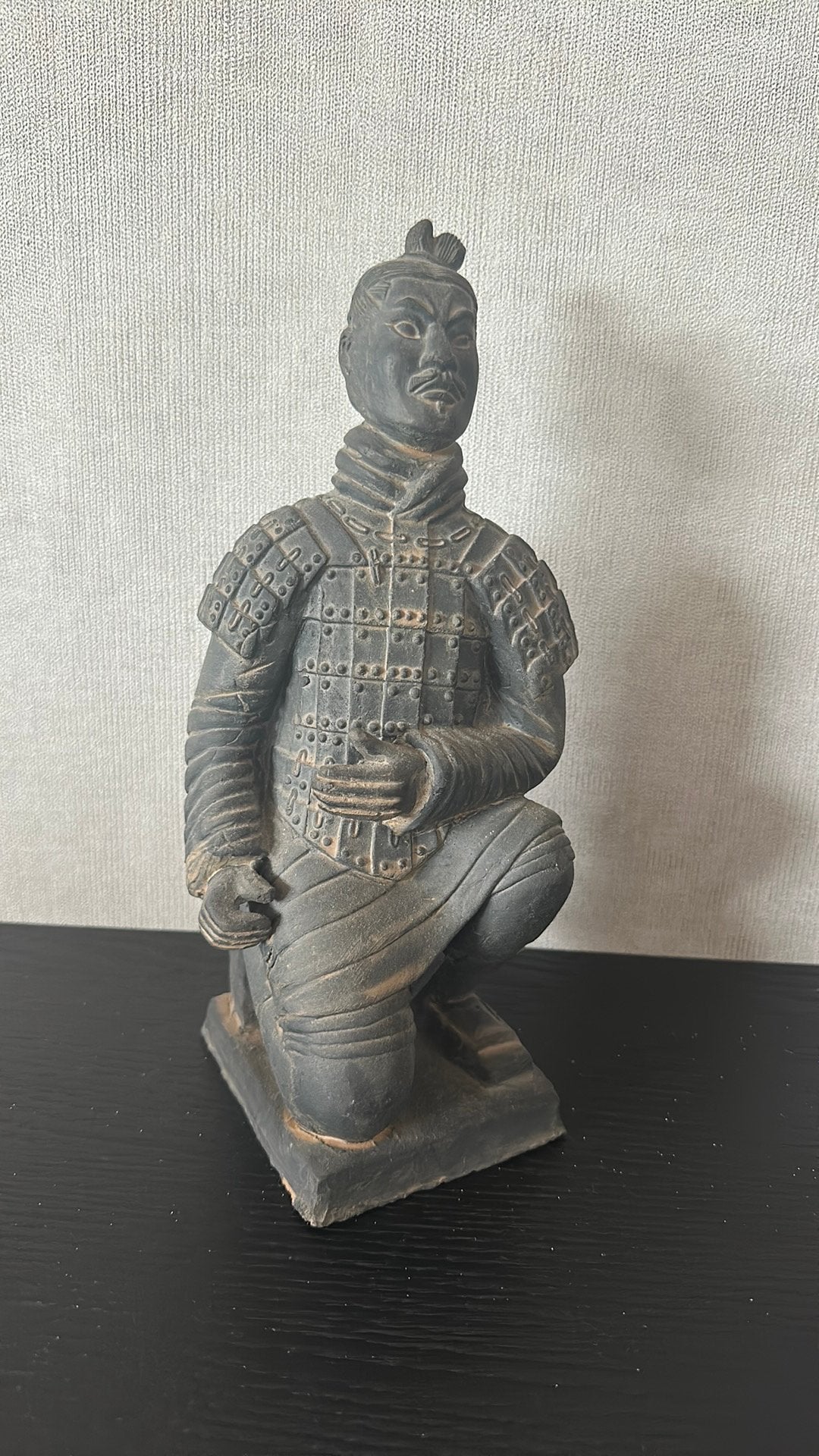 Beeld Japanse krijger, Huis en Inrichting, Woonaccessoires | Boeddhabeelden, Ophalen of Verzenden, Zo goed als nieuw, 30 cm