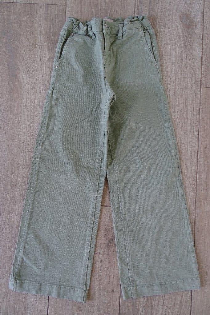 Groene broek ONLY maat 128, Kinderen en Baby's, Kinderkleding | Maat 128, Gebruikt, Meisje, Ophalen of Verzenden, ONLY