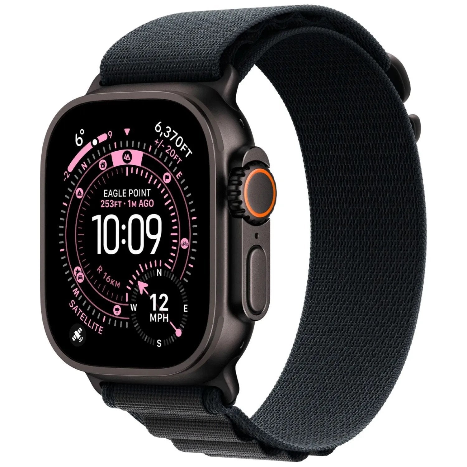 Apple Watch Ultra 3 Black GPS + Cellular Alpine Loop. Vd/éch, Neuf, Étanche, IOS, Enlèvement
