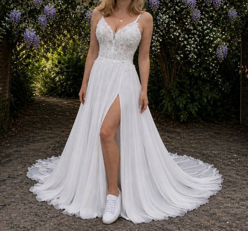 Elegant trouwkleed maat 40/42., Kleding | Dames, Trouwkleding en Trouwaccessoires, Ophalen of Verzenden