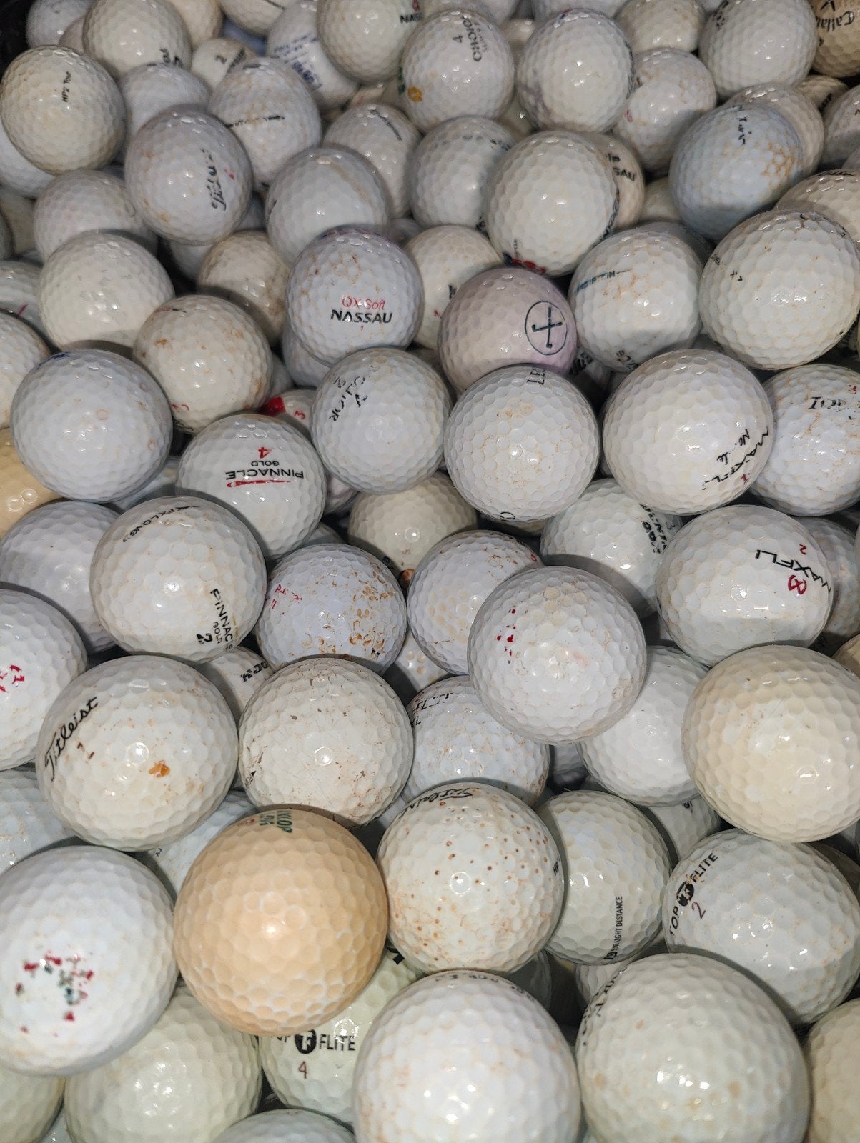 gebruikte golfballen mix 100 stuks, Sport en Fitness, Ophalen of Verzenden