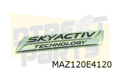 Mazda 3 embleem tekst ''SkyActiv technology'' achter Origine, -, Verzenden, -, Nieuw