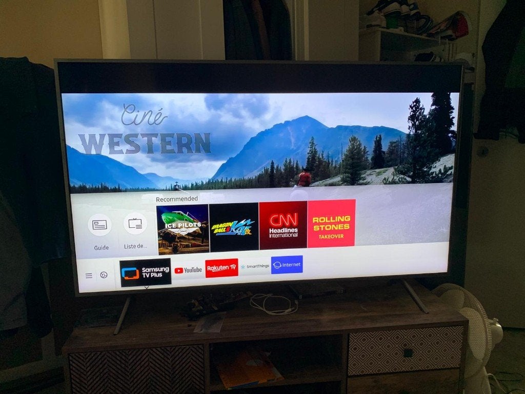 TV QLED SAMSUNG 55 POUCES, Audio, Tv en Foto, Televisies, Ophalen, Samsung, 100 cm of meer, 4k (UHD)