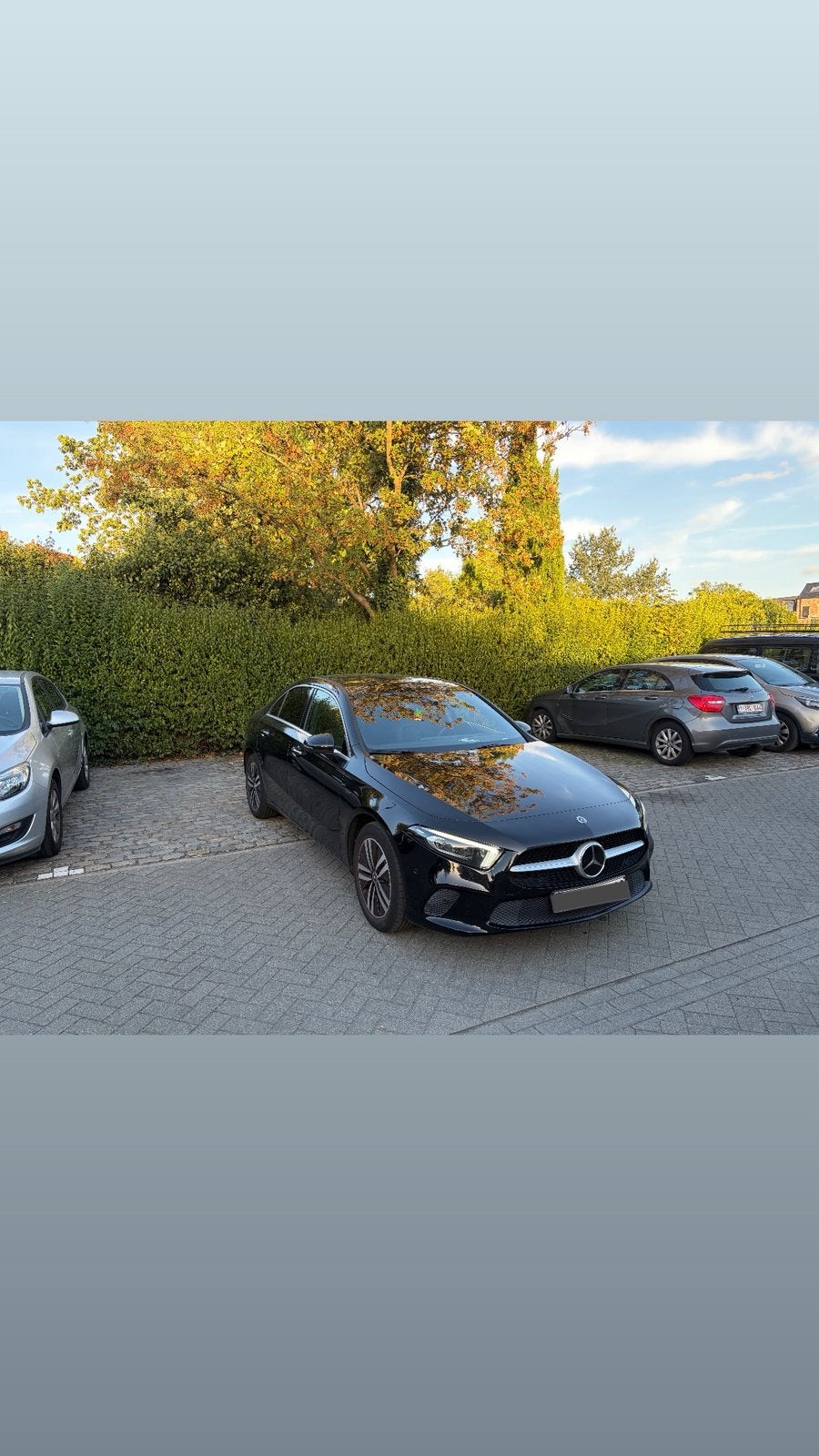 Mercedes A 250 E, Auto's, Automaat, Zwart, Leder, 5 deurs