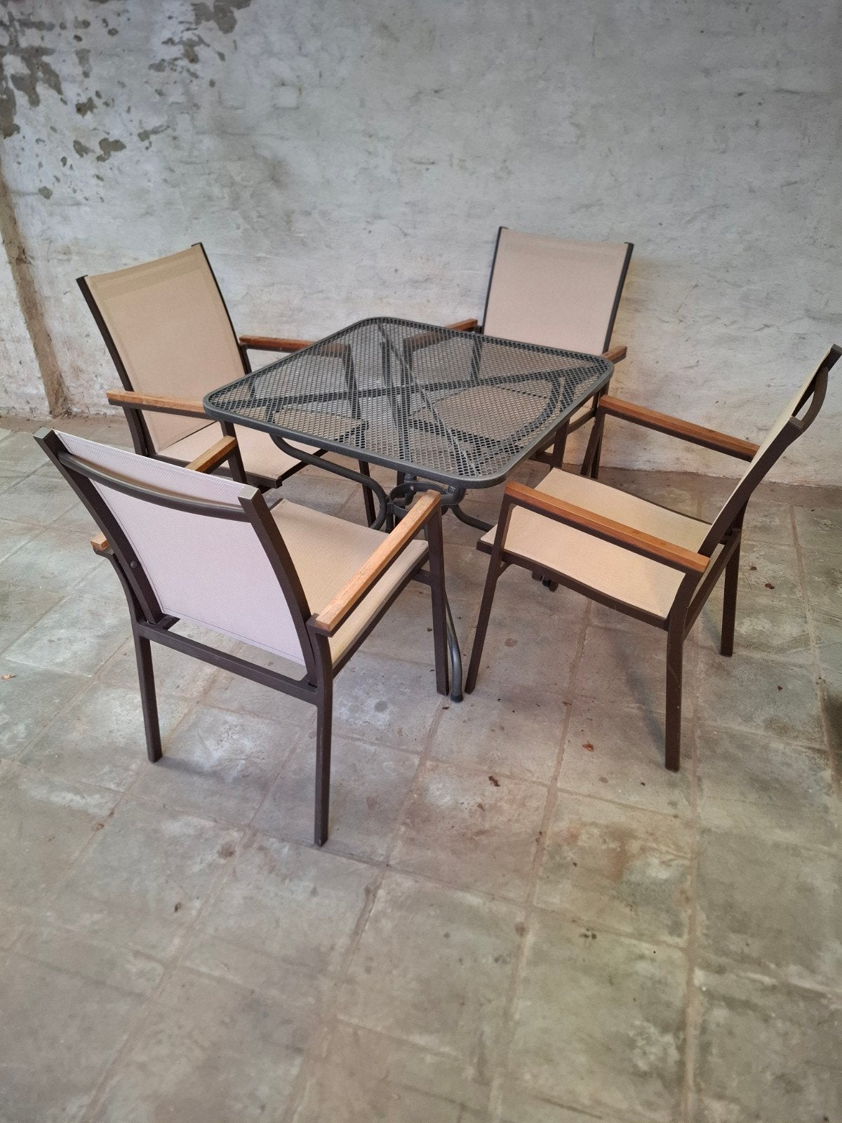 Table de jardin avec chaises, Jardin & Terrasse, Ensembles de jardin, Enlèvement