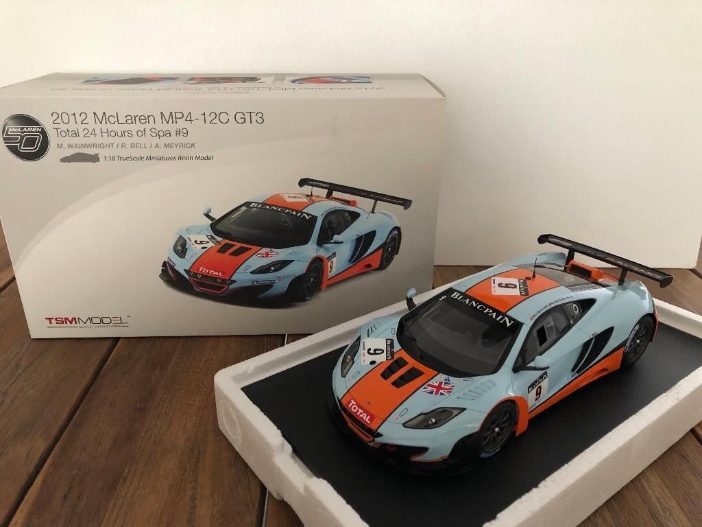 TSM McLaren MP4-12C GT3 Total 24H of Spa 2012, Enlèvement ou Envoi, Comme neuf, Voiture, Autres marques
