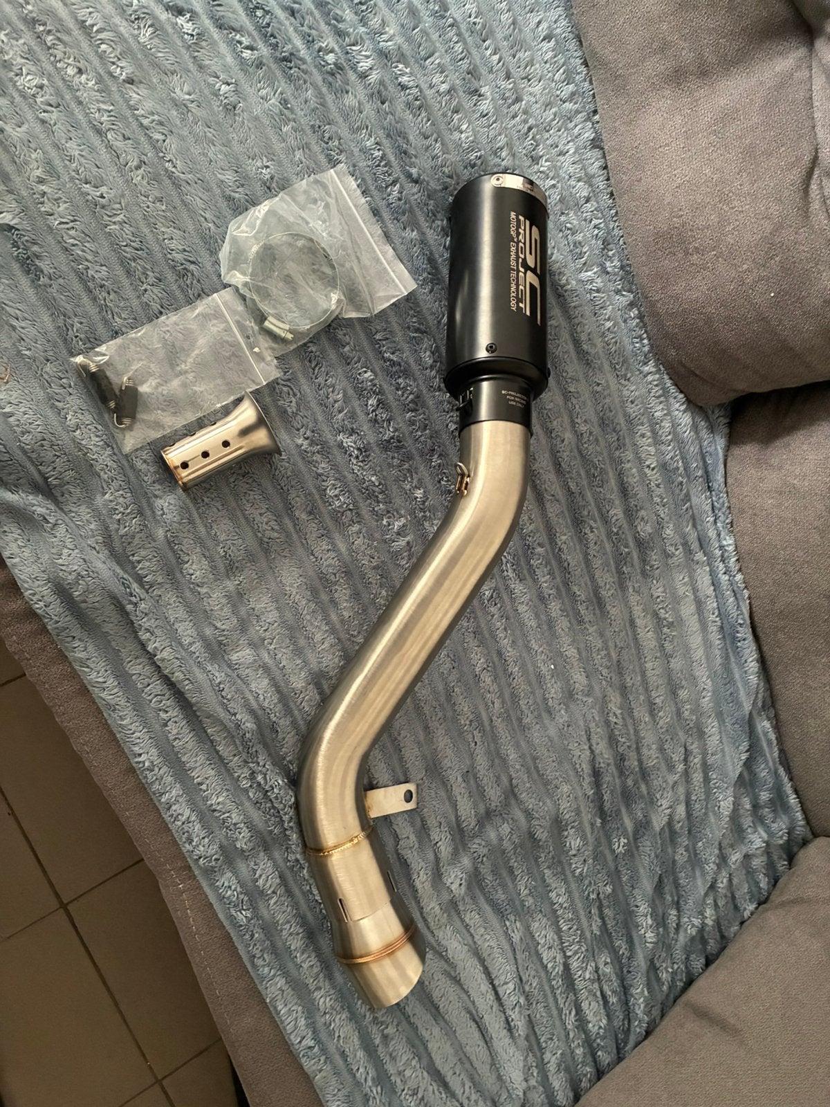 Honda cb650r slip on uitlaat, Ophalen, Gebruikt, Honda