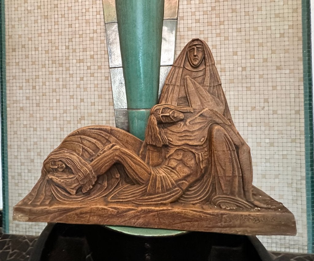 Pieta, OSCAR DE CLERCK 1921, Antiek en Kunst, Ophalen of Verzenden