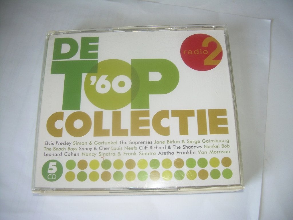 5 CD BOX - RADIO 2 - DE TOP COLLECTIE - 60 - VOL1, Boxset, Ophalen of Verzenden, Zo goed als nieuw, Pop
