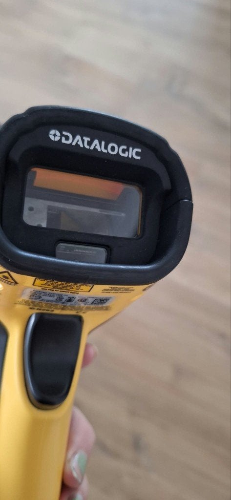Handscanner, Computers en Software, Ophalen, Zo goed als nieuw, Barcodescanner, Datalogic
