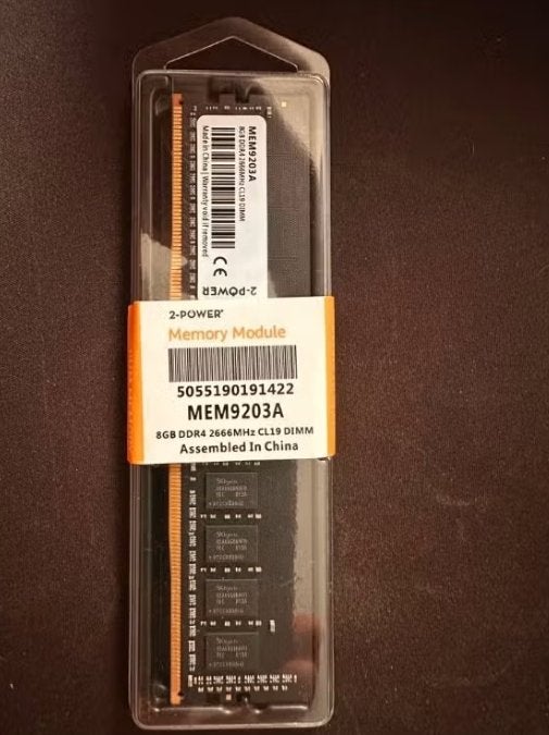 2-POWER 8GB DDR4 2666 DIMM MEM9203A - NIEUW & VERZEGELD, 2666 MT/s, DDR4, 8 GB, Nieuw