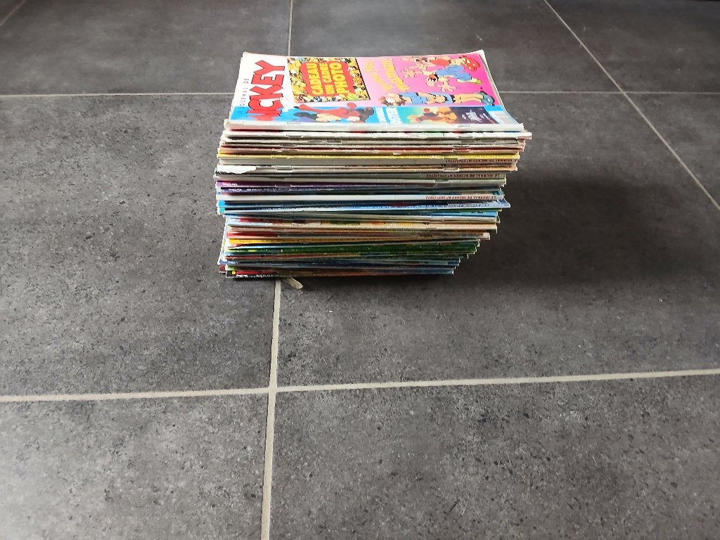 59 magazines Le Journal de Mickey, Enlèvement, Mickey Mouse, Utilisé, Autres types