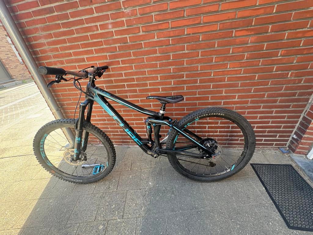 Full suspension cube, Fietsen en Brommers, Gebruikt, 57 cm of meer, Schijfrem, Ophalen