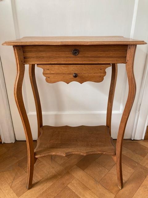 Antiek houten (bijzet)tafeltje, Antiek en Kunst, Ophalen