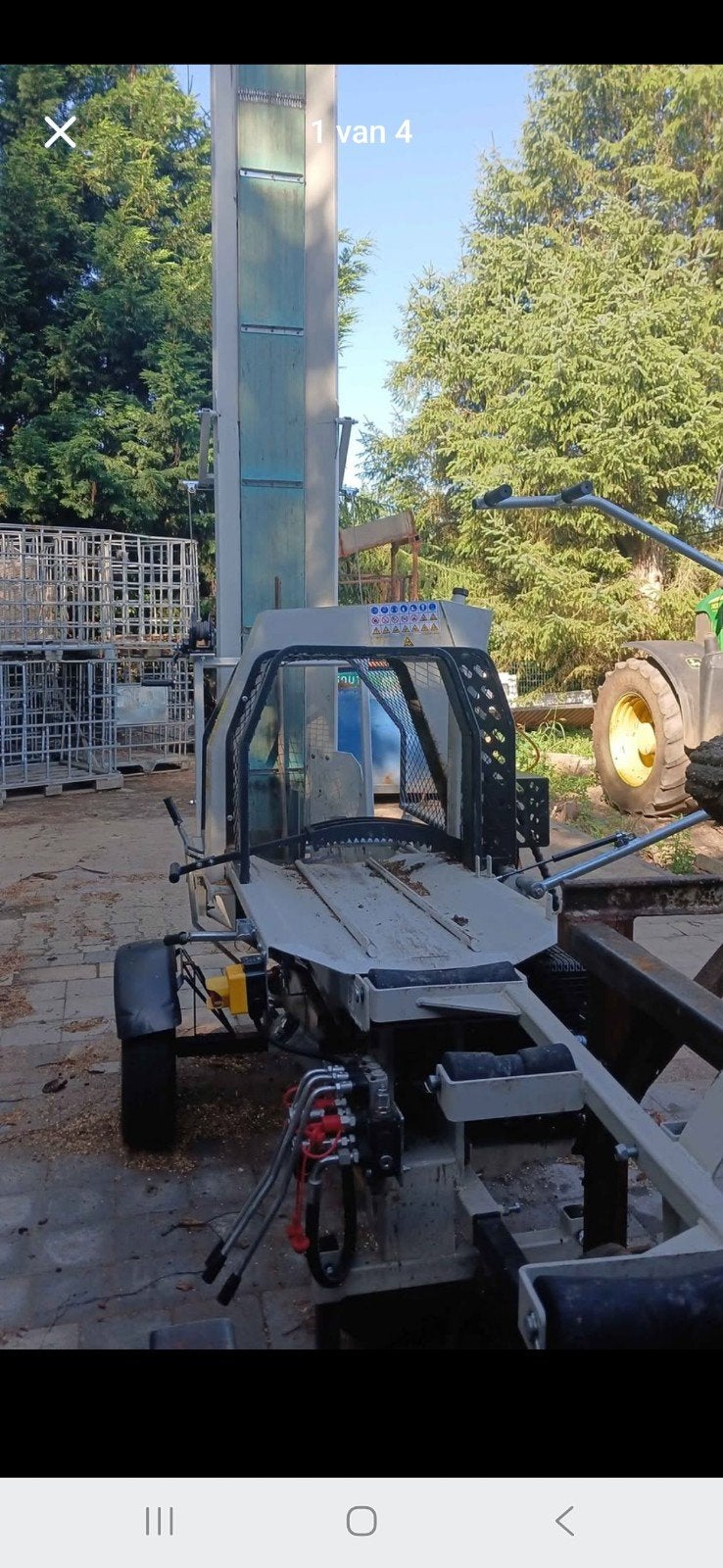 zaagkloofmachine lumag, Tuin en Terras, Brandhout, Ophalen of Verzenden, Stammen