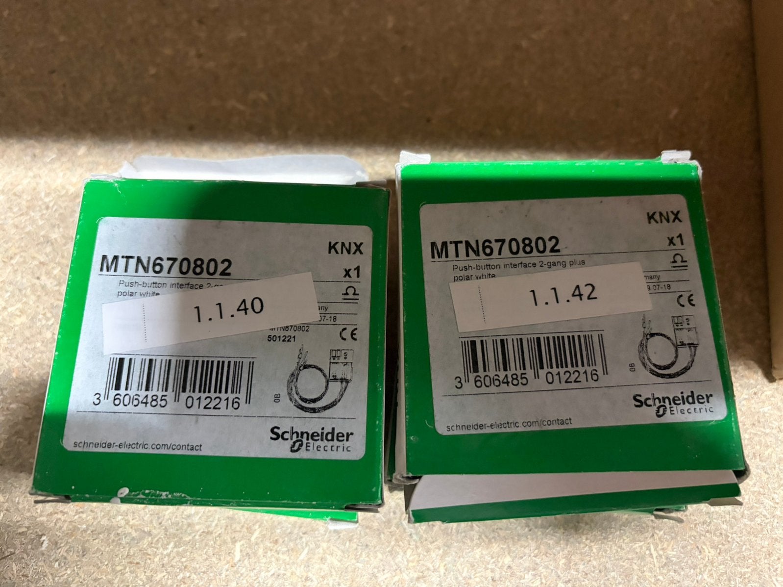 Interface à bouton-poussoir Schneider KNX, Enlèvement ou Envoi, Neuf
