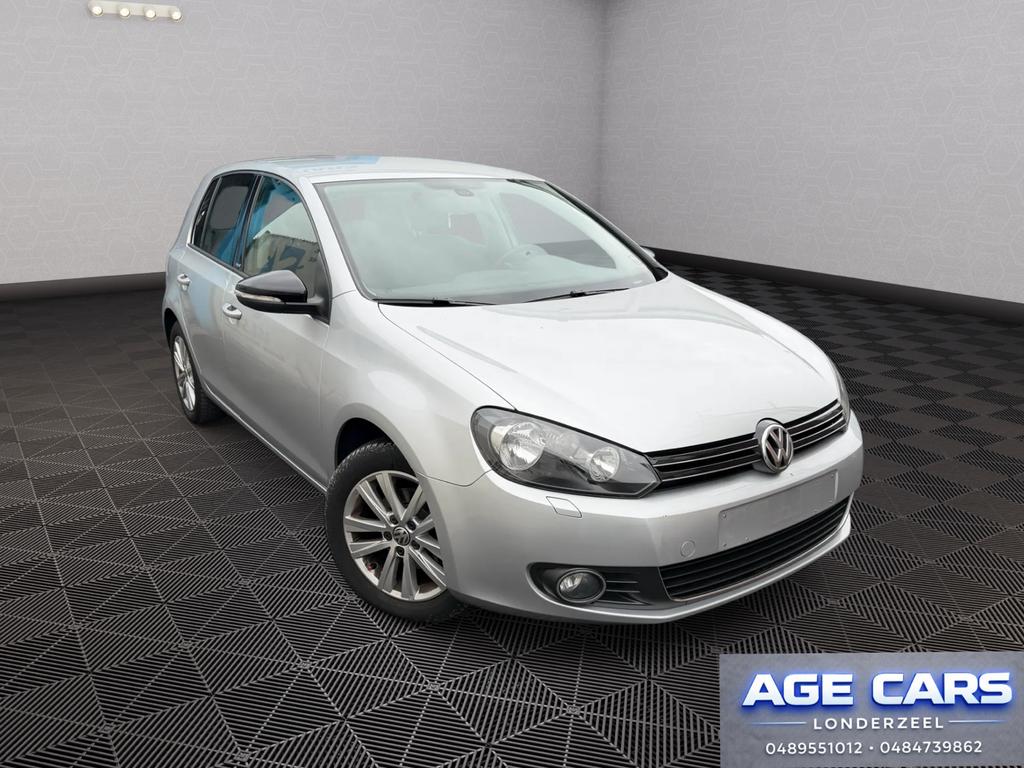 Volkswagen golf 6, 1.2 TSI STYLE benzine, Auto's, Euro 5, Zwart, 4 cilinders, Bedrijf