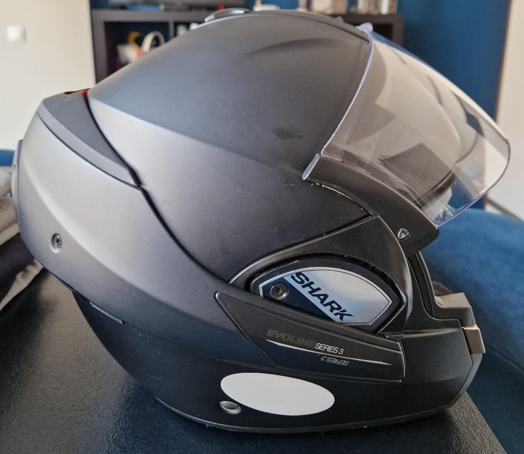 Casque modulable Shark, Motos, Seconde main, Enlèvement, M, Femmes