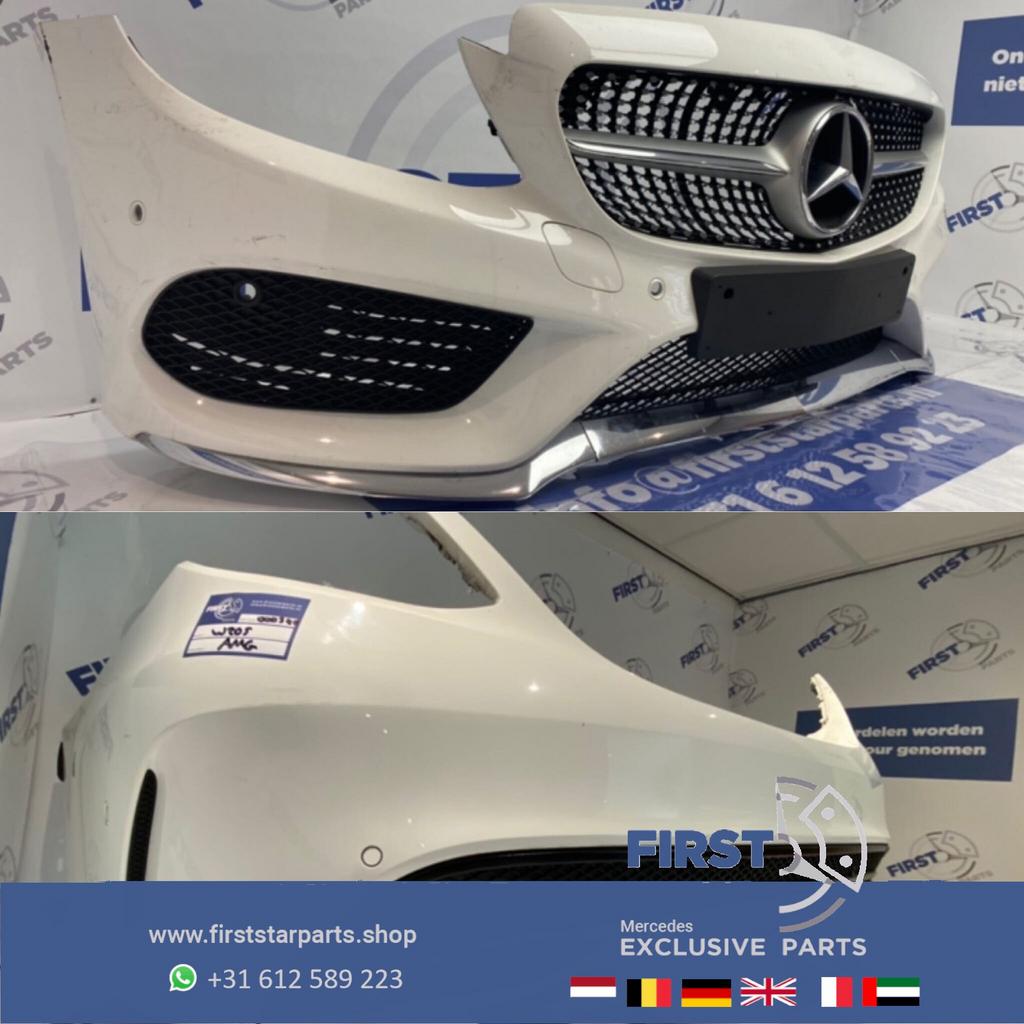 W205 C43 AMG BODYKIT C KLASSE PAKKET BODY KIT WIT SEDAN orig, Gebruikt, -, Ophalen of Verzenden, Bumper
