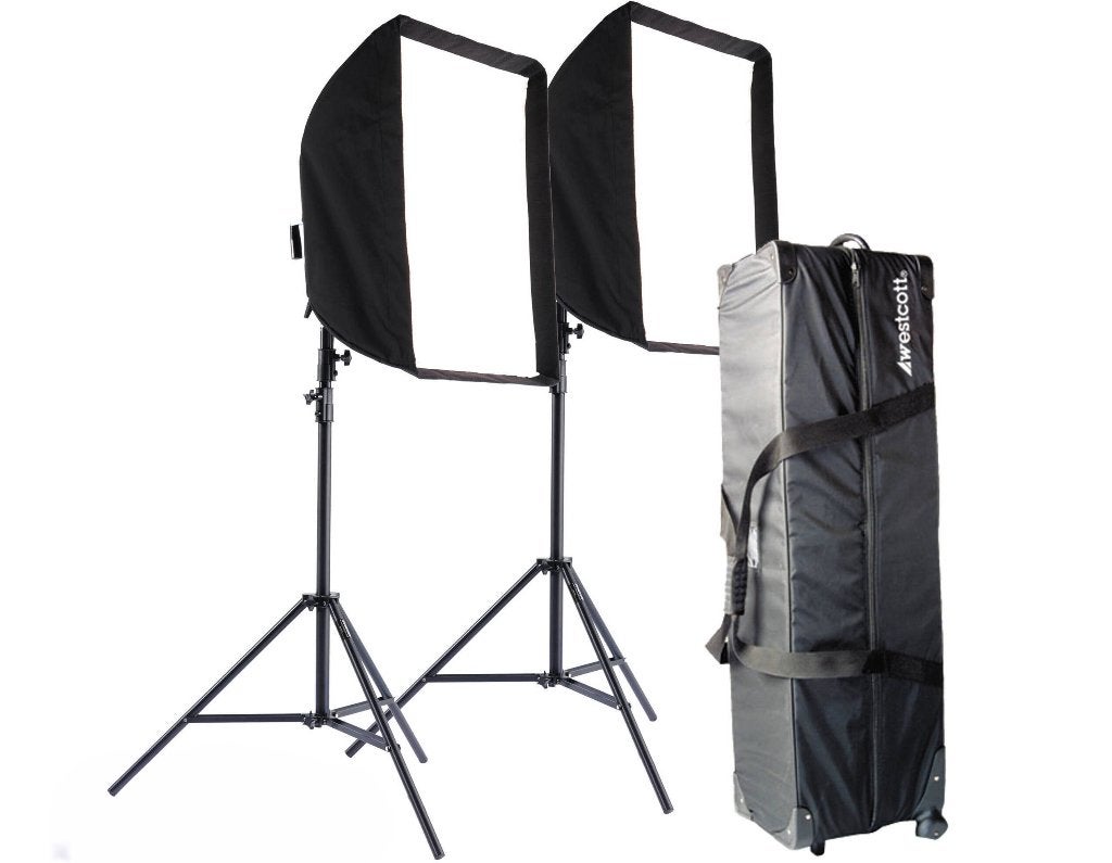 Kit softbox , éclairage continu, 2 têtes lumière continue, Lampe ou Kit de flash, Enlèvement, Utilisé, Réglable