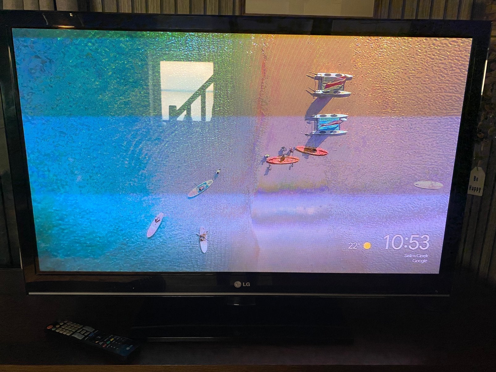 LG tv 66cm hoog 99 cm breed, LCD, Enlèvement, Utilisé, 100 cm ou plus