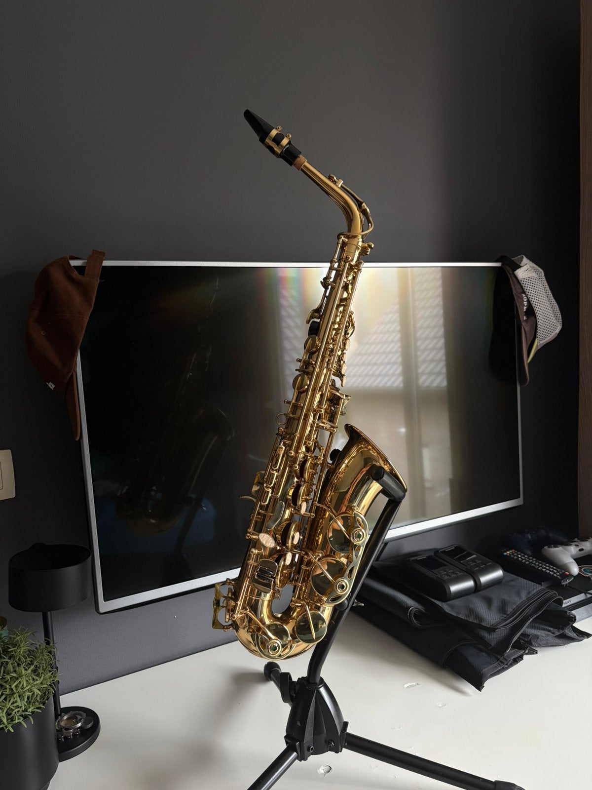 Saxophone (Alto), Musique & Instruments, Instruments à vent | Saxophones, Enlèvement, Comme neuf, Alto, Avec valise