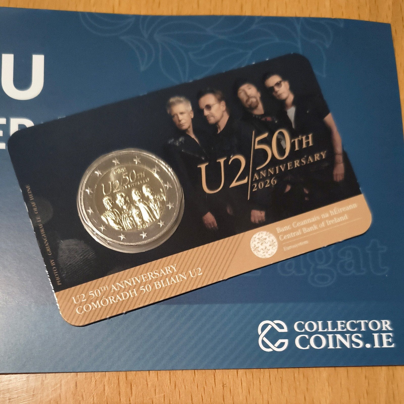 2 euro Ierland U2, Postzegels en Munten, Ophalen of Verzenden, Ierland, 2 euro