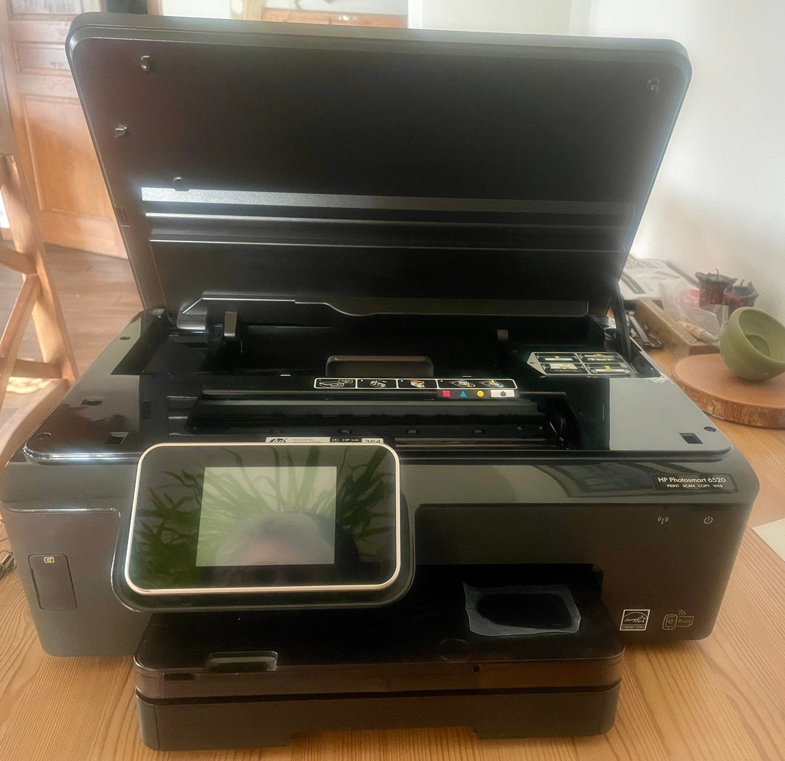 HP Photosmart 6520 e-All-in-One Printer (+ cartridges), Computers en Software, Ophalen, Hp, Gebruikt, Inkjetprinter