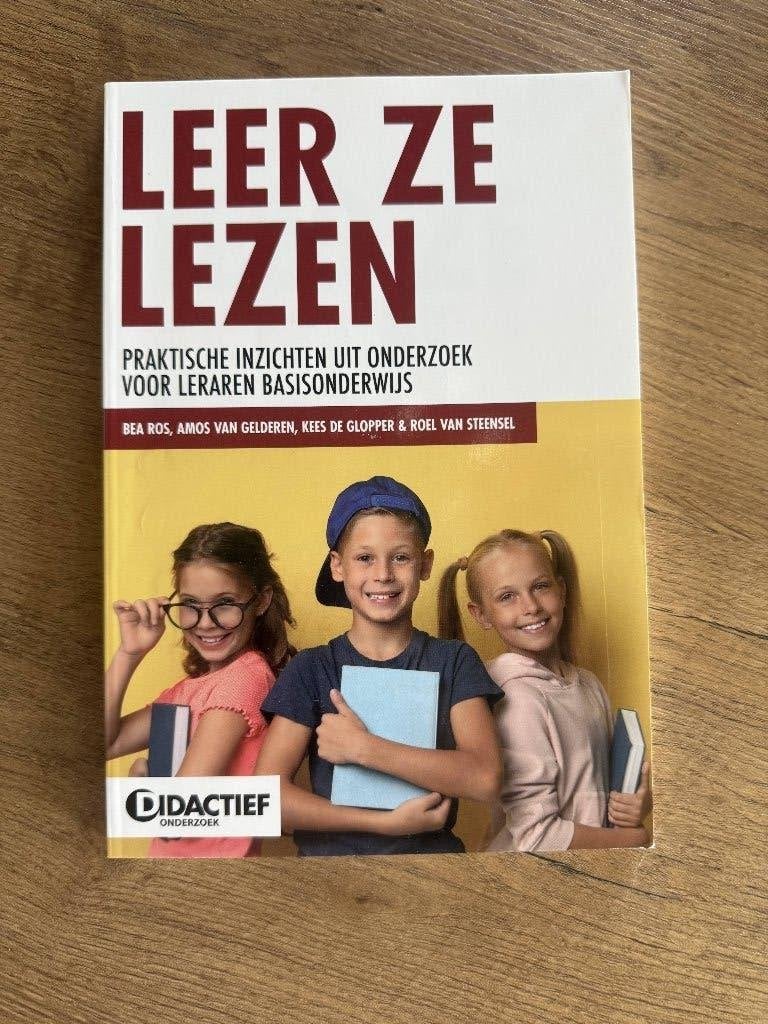 Leer ze lezen - DIDACTIEF ONDERZOEK, Ophalen of Verzenden, Zo goed als nieuw, Hoger Onderwijs, Bea Ros