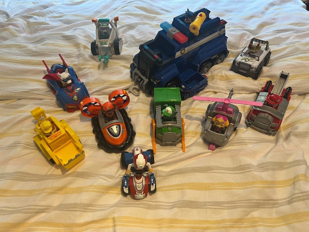 Grote set Paw Patrol, Ophalen, Zo goed als nieuw