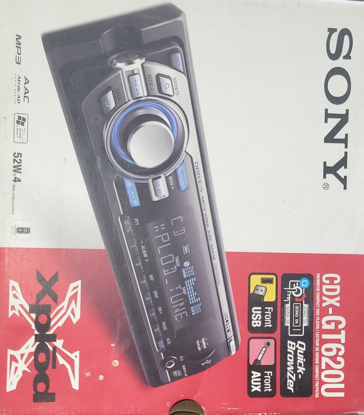 autoradio SONY xplod GTX-GT620U, Auto diversen, Autoradio's, Ophalen