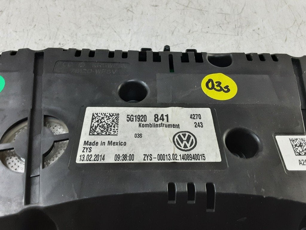 KM TELLER Volkswagen Golf VII (AUA) (5G1920841), Auto-onderdelen, Gebruikt, Volkswagen, Volkswagen AG, Kundenbetreuung@volkswagen.de