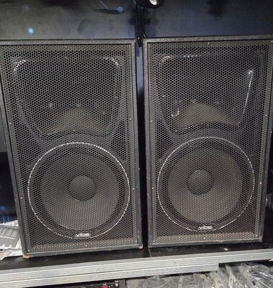 Set de 2 jb systems Vibe 15, TV, Hi-fi & Vidéo, Enlèvement, Utilisé, Kit d'enceintes