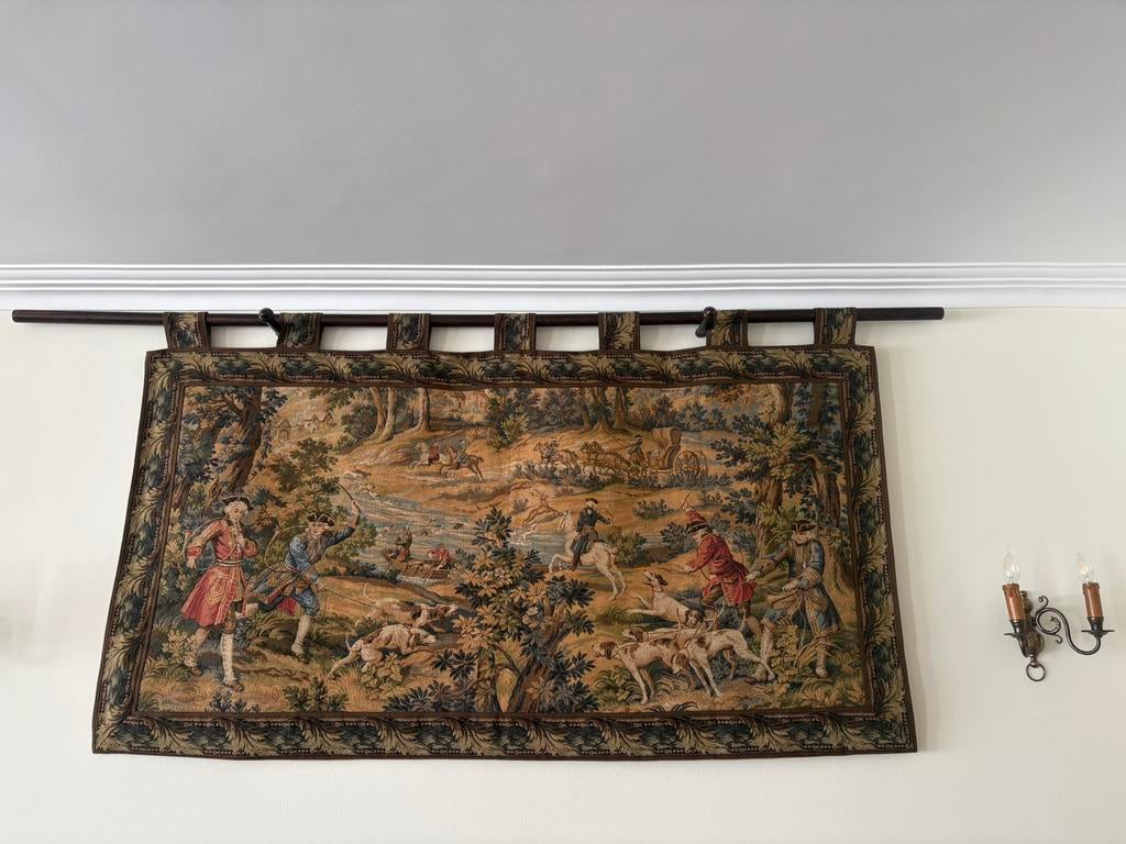 Wandtapijt met de hand geweven, Antiek en Kunst, Ophalen